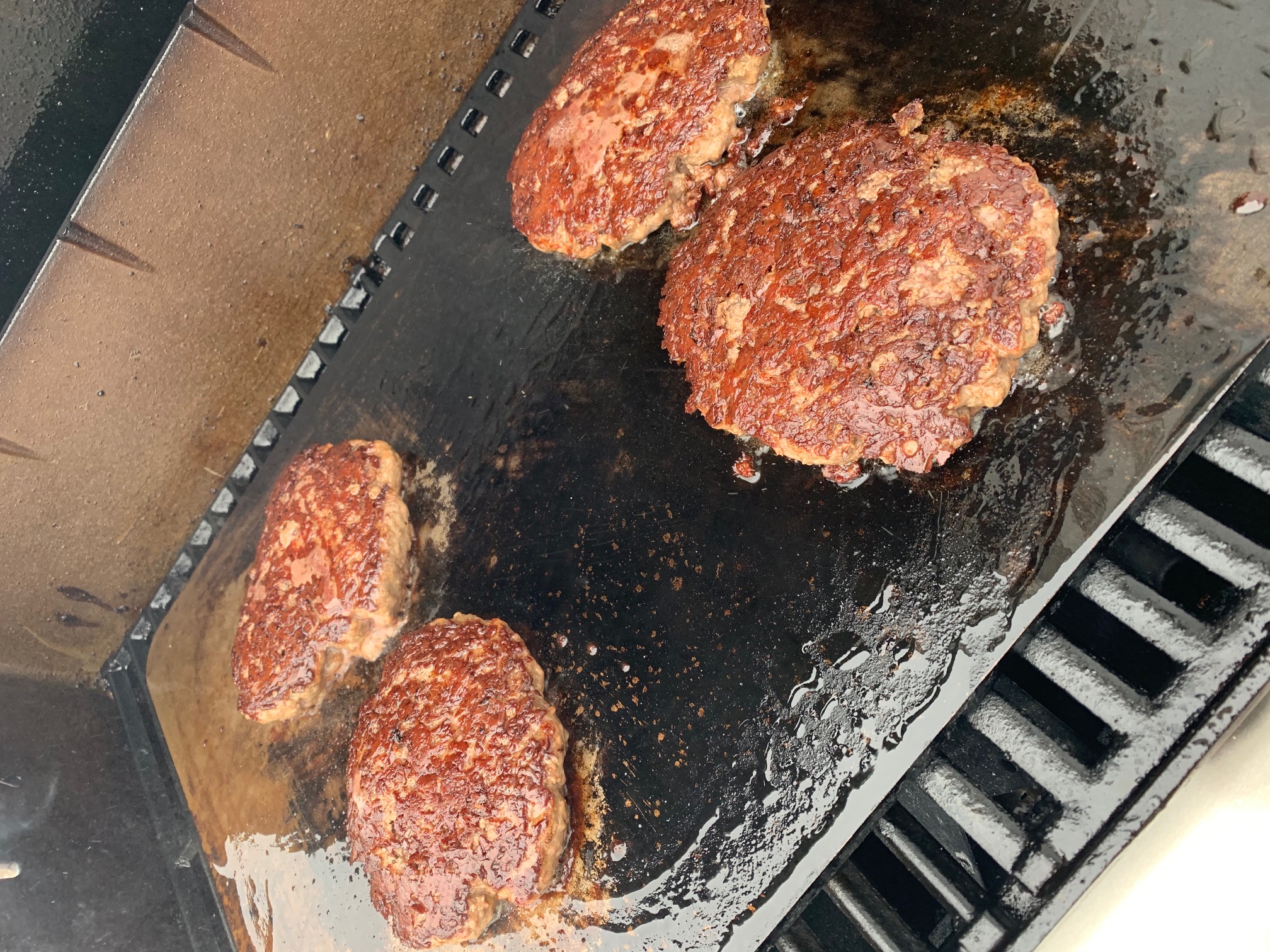 Smashburgers on a Griddle for Weber Gas Grills